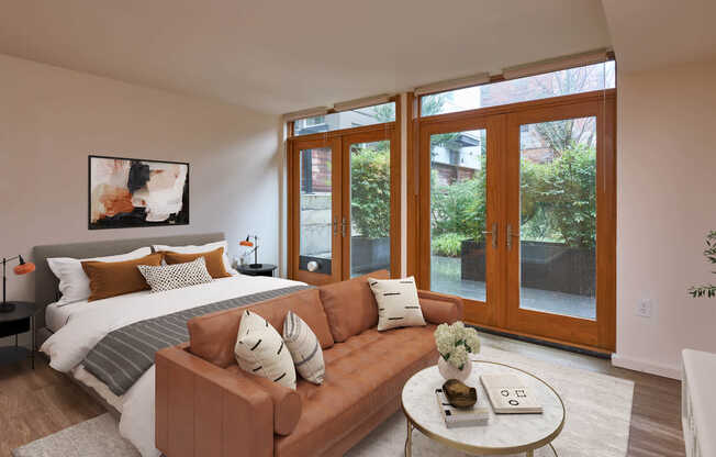 Bedroom with Hard Surface Flooring