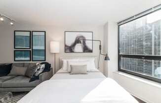spacious studio floor plans | North Harbor Tower Apartments in Chicago, IL