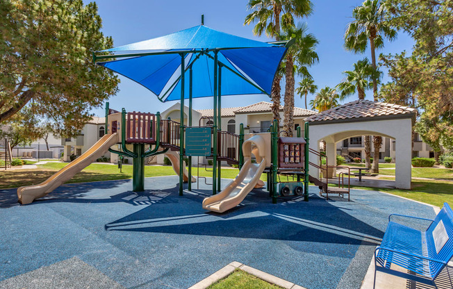 A playground at Boulders at Lookout Mountain Apartment Homes, Arizona, 85022