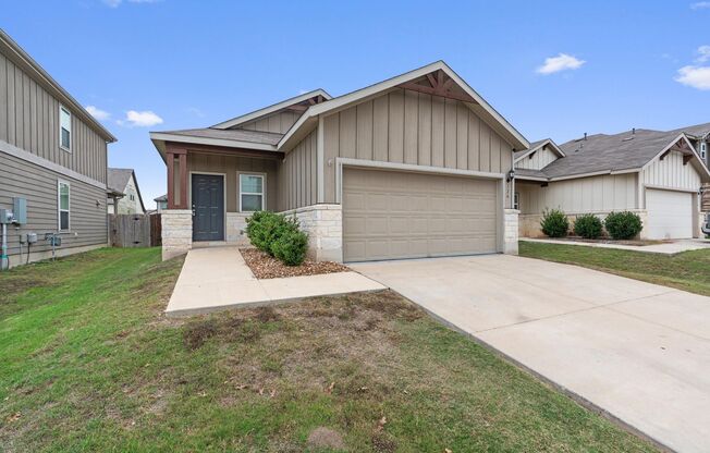 Beautiful 3-Bedroom Home For Rent in Sunfield of Buda