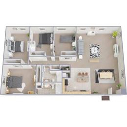 4 beds, 2 baths, 1,788 sqft, $1,999