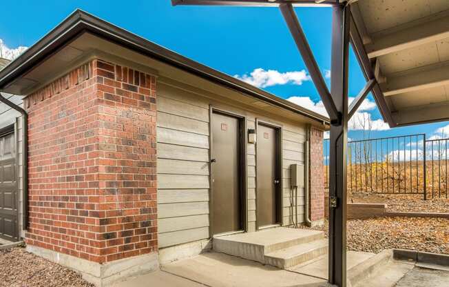 Garages at Greensview Apartments in Aurora, Colorado, CO