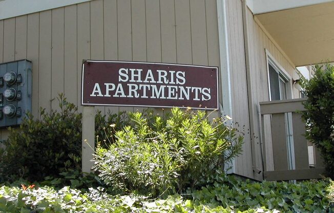 Sharis Apartment Sign photo