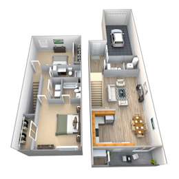 2 beds, 2.5 baths, 1,275 sqft, $2,205