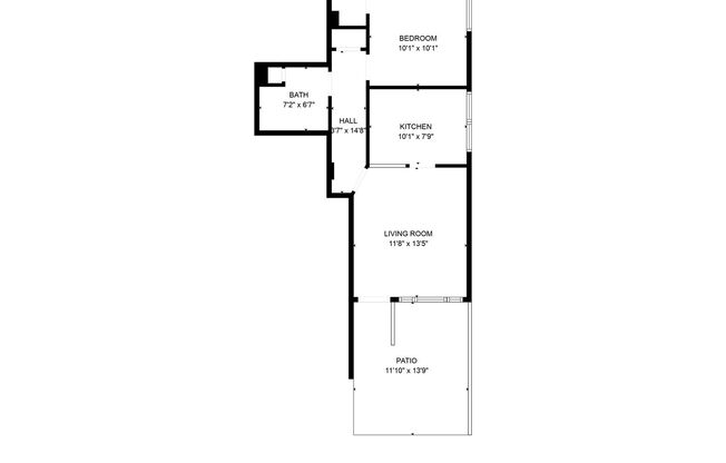 1 bed, 1 bath, $2,995, Unit 376 San Jose Ave.