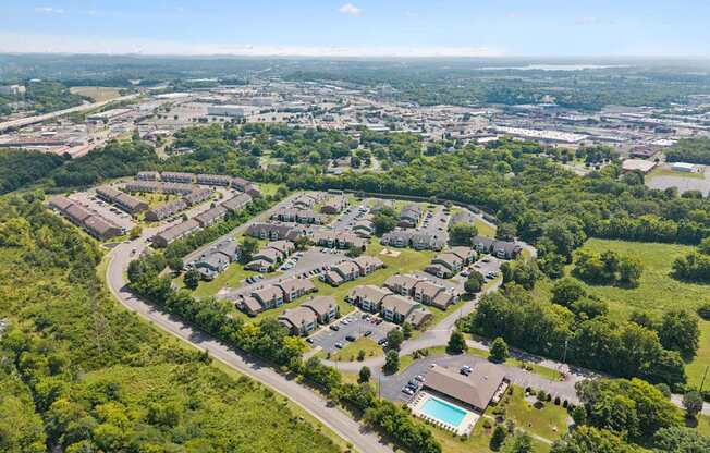 Aerial View of Rivergate Meadows