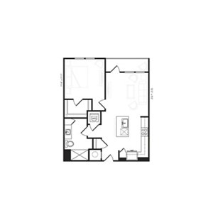 1 bed, 1 bath, 700 sqft, $1,887