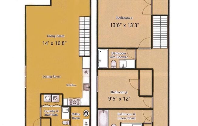 3 beds, 2.5 baths, 1,357 sqft, $1,679, Unit 2096 SW Timbertrace Ln