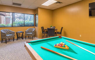 Catalina Canyon pool table area. 