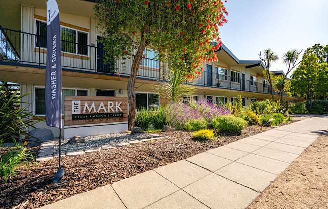 The Mark Apartments in Hayward, California Exterior and Monument Sign