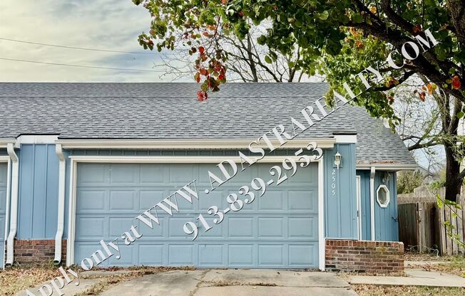 Beautiful 3 Bed 2 Bath Duplex in Lawrence-Coming SOON!!