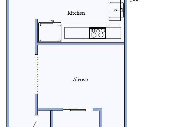 1 bed, 1 bath, 537 sqft, $1,795, Unit #408