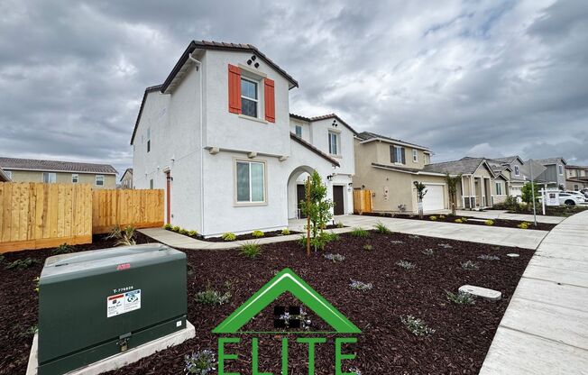 **Brand New 4-Bed, 2.5-Bath Home Facing the Park – 2370 Controllata St #1, Manteca, CA**