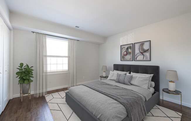 King Size Bedroom at Monon Living, Indiana