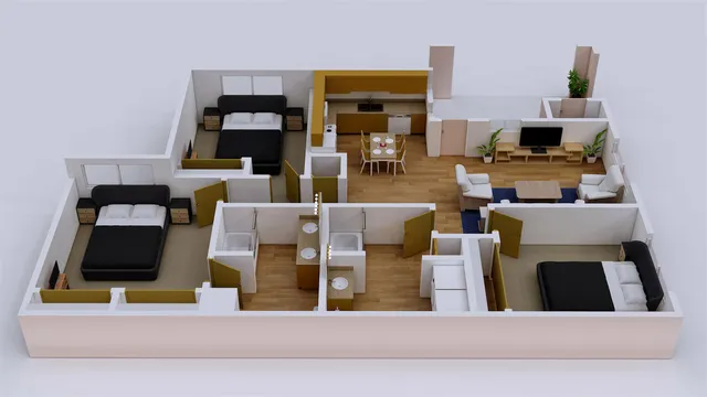 3 beds, 2 baths, 1,140 sqft, $1,995