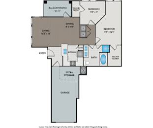 2 beds, 1 bath, 1,200 sqft, $1,575
