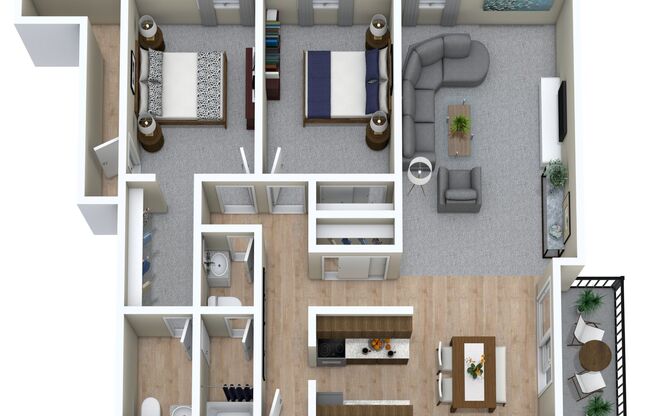 2 beds, 1.5 baths, 1,150 sqft, $1,699, Unit 509
