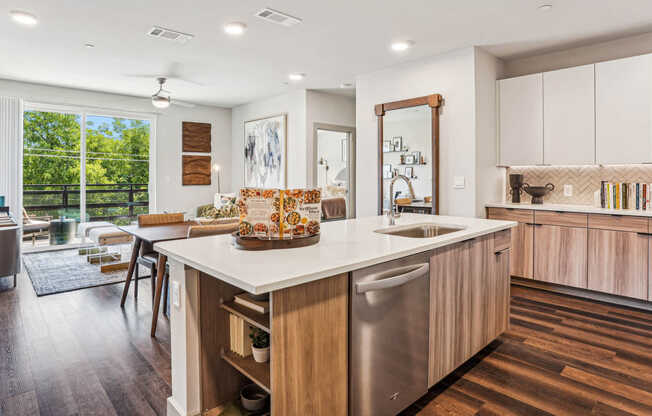 Kitchen with Stainless Steel Appliances