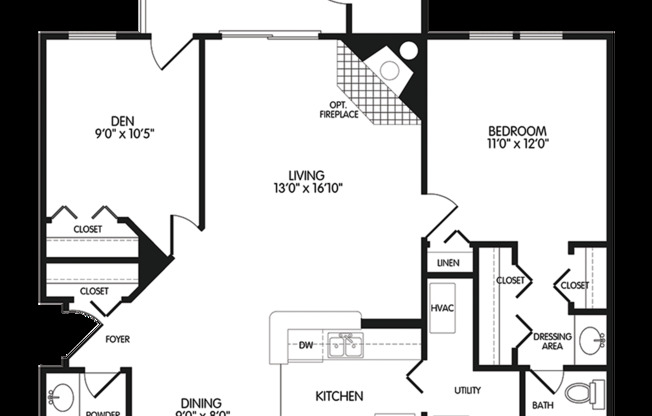 1 bed, 1 bath, 847 sqft, $1,830, Unit 137