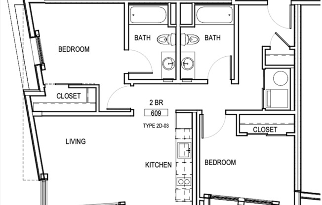 2 beds, 2 baths, 951 sqft, $4,195