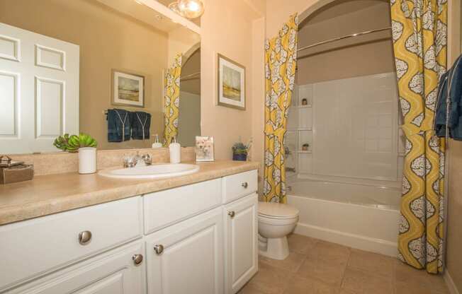 Bathroom cabinets at The Aliante by Picerne, Scottsdale, AZ, 85259