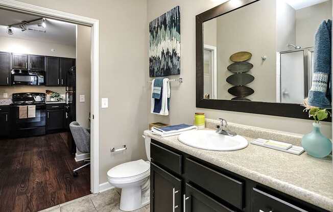 Bathroom at Aventine Wilderness Hills in Lincoln, NE
