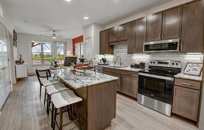 Espresso Cabinetry with Under Cabinet Lighting