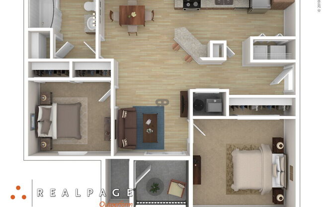 2 beds, 1 bath, 929 sqft, $1,325