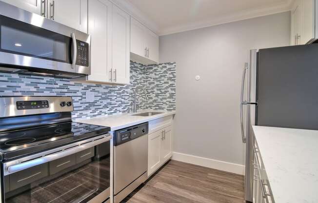 Chef-Inspired Kitchens Feature Stainless Steel Appliances at Stone Creek, Redwood City, California