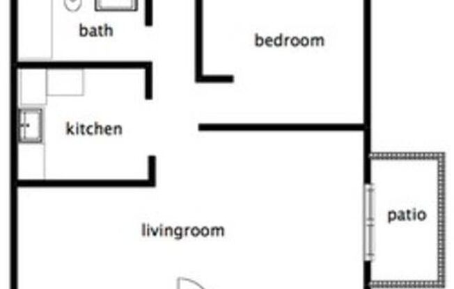 1 bed, 1 bath, 624 sqft, $1,300, Unit 3818-24