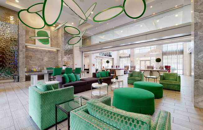 Arpeggio Lobby Dallas TX Apartments
