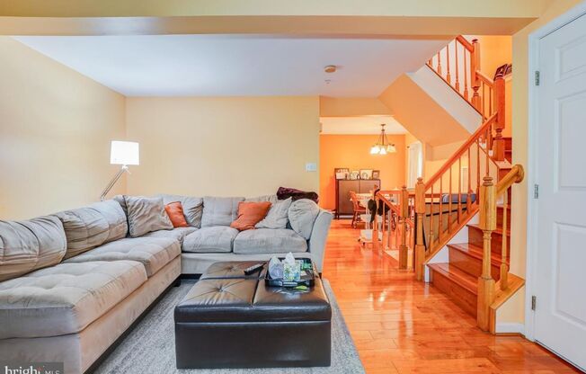 Lovely end unit three level townhome.