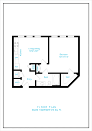 Studio, 1 bath, 618 sqft, $1,451