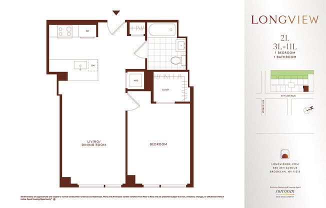 1 bed, 1 bath, $4,199, Unit 10L