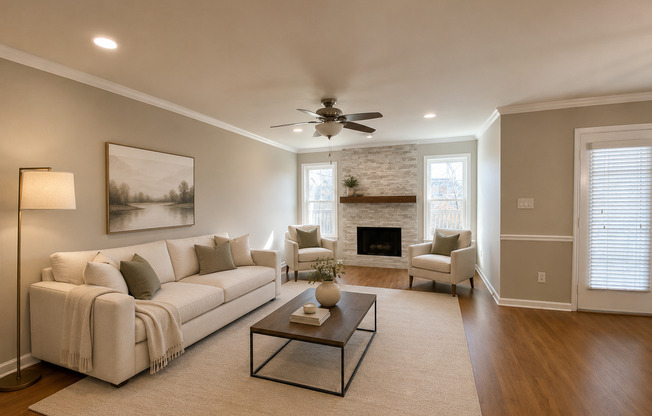 Well Maintained 2 Bedroom 2.5 Bath Townhome in Great Marietta Location w/ a Unfinished Basement