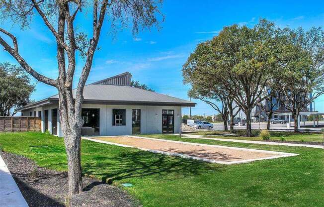 Lush Green Outdoor Spaces at Aviator at Brooks Apartments, San Antonio, 78235