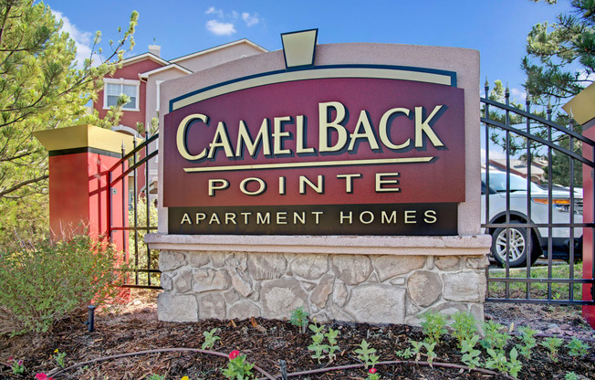 Camelback Pointe Signage Apartments in Colorado Springs, CO