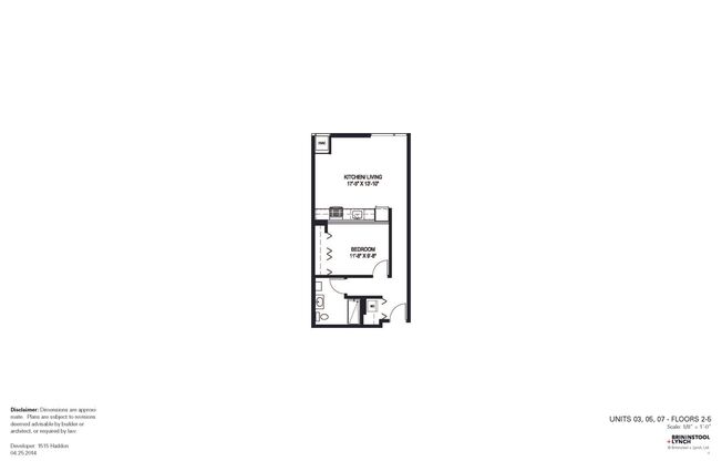 1 bed, 1 bath, 700 sqft, $2,195, Unit 303