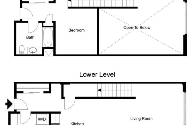 1 bed, 2 baths, 955 sqft, $1,724