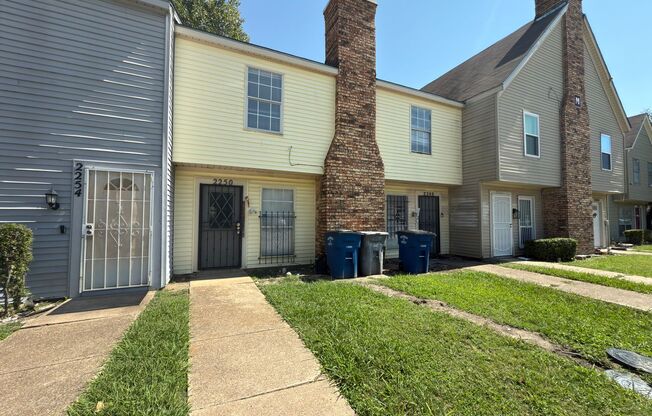 2 story with fenced yard