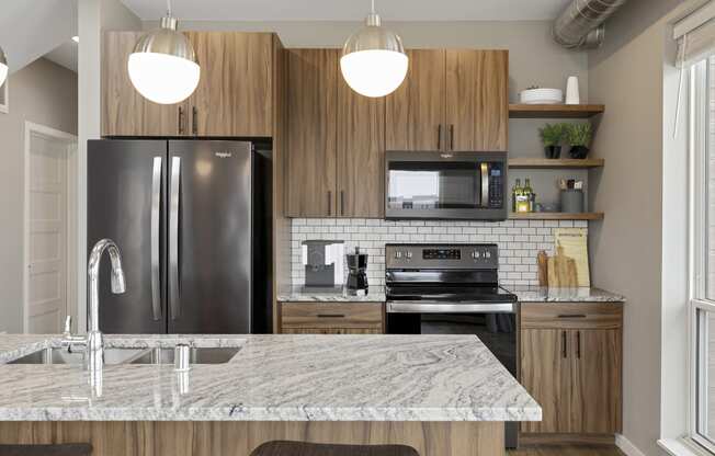 Nuvelo at Parkside Apartments in Apple Valley Penthouse Kitchen
