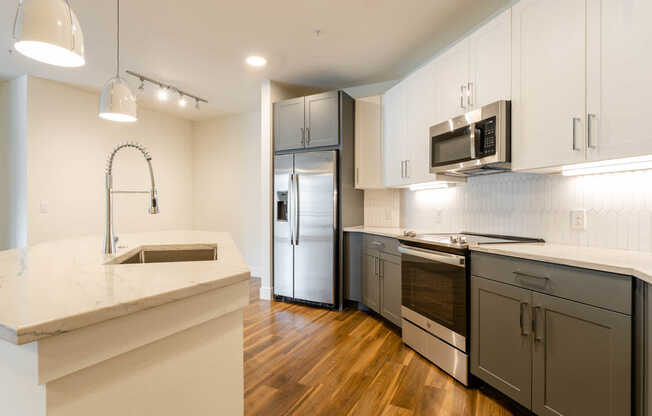 Kitchen with Stainless Steel Appliances