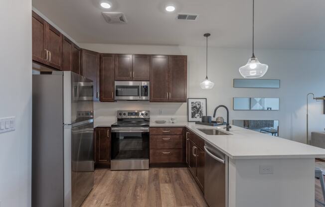 Spacious Kitchen at Adams Edge Apartments, Cincinnati, Ohio