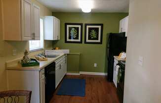 Kitchens with lot of storage and counter space ready for cooking at Fountains of Largo, Largo, Florida