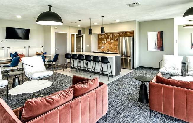 State-of-the-art clubhouse at The Westline at Flanagan Lake in Omaha, NE