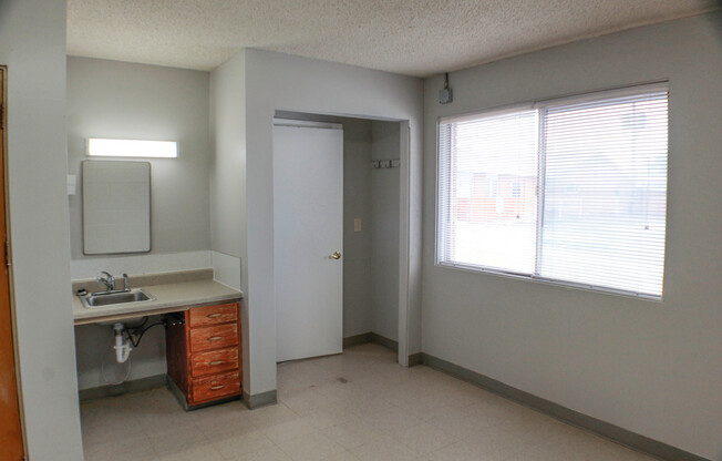 Studio, 1 bath, 212 sqft, $595, Unit 113C