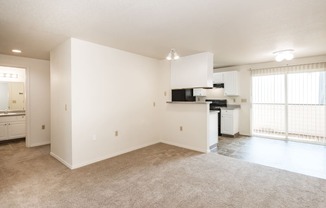 Elmonica Court vacant 2x1 kitchen and dining room, Beaverton, OR , 97006