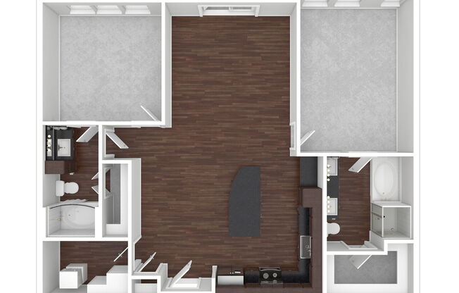 2 beds, 2 baths, 1,180 sqft, $2,460