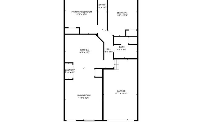 2 beds, 1 bath, 1,000 sqft, $1,050, Unit A