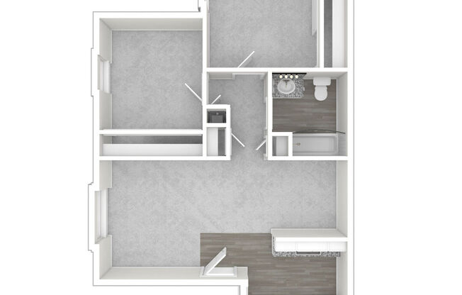 2 beds, 1 bath, 840 sqft, $1,759